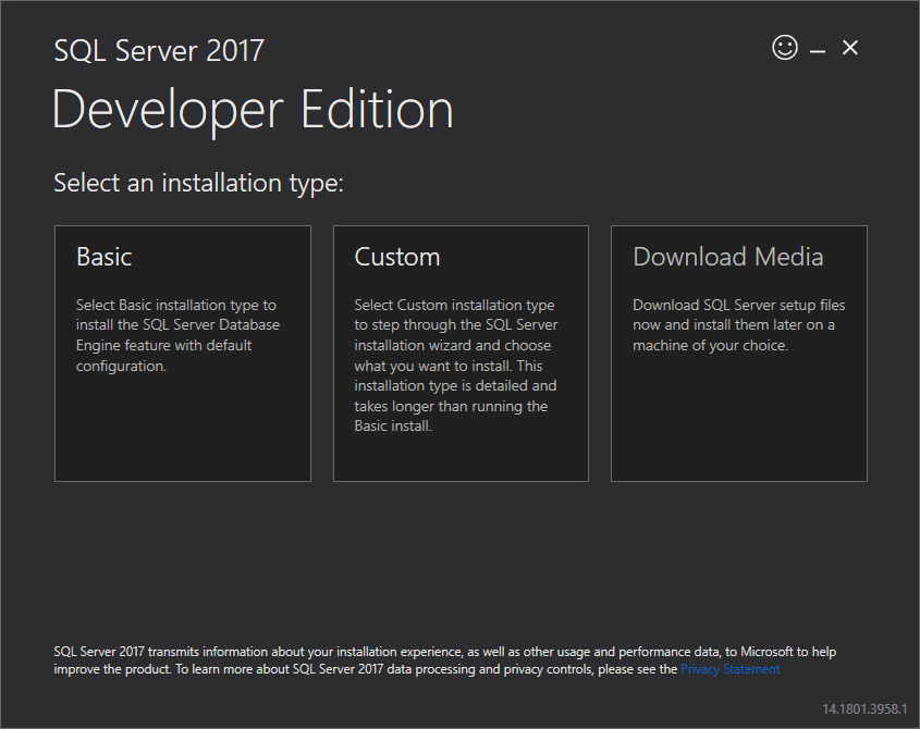 نصب sqlserver 2017